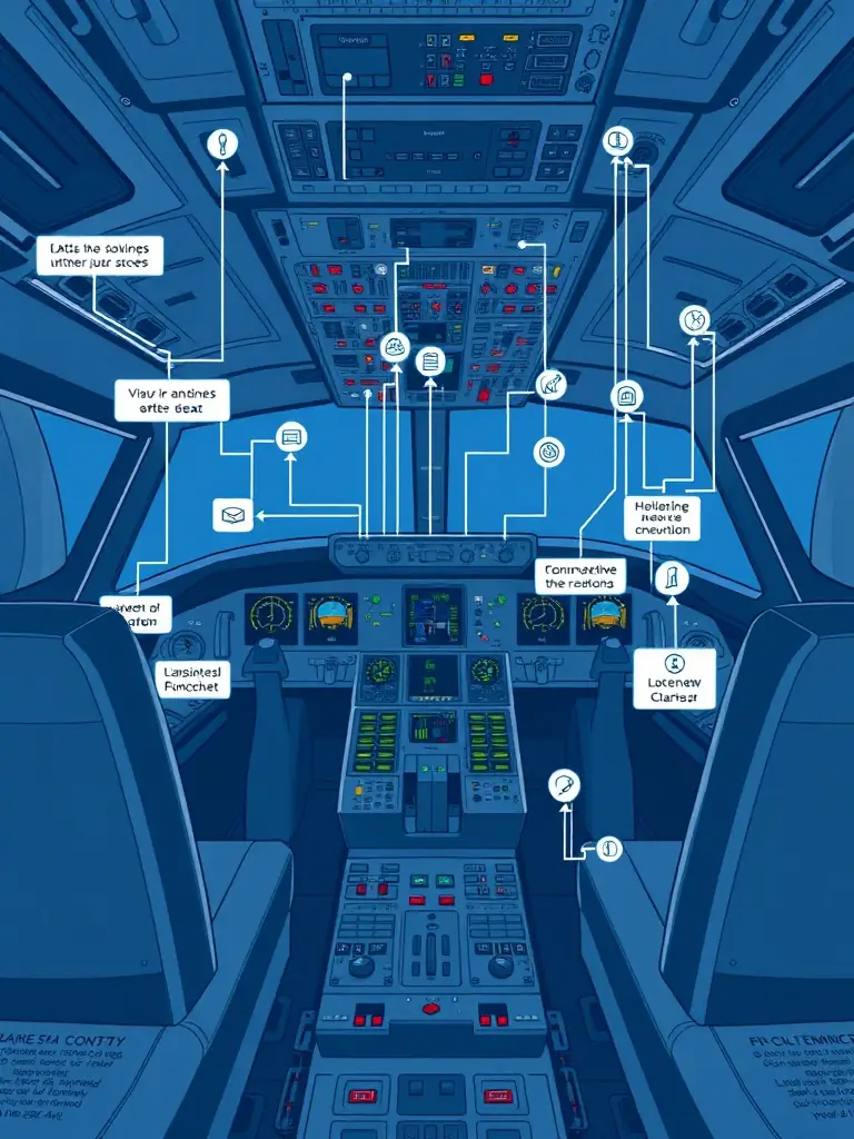 A detailed diagram illustrating how Arincboard's IFE systems integrate with various aircraft systems, including power, data, and control interfaces.