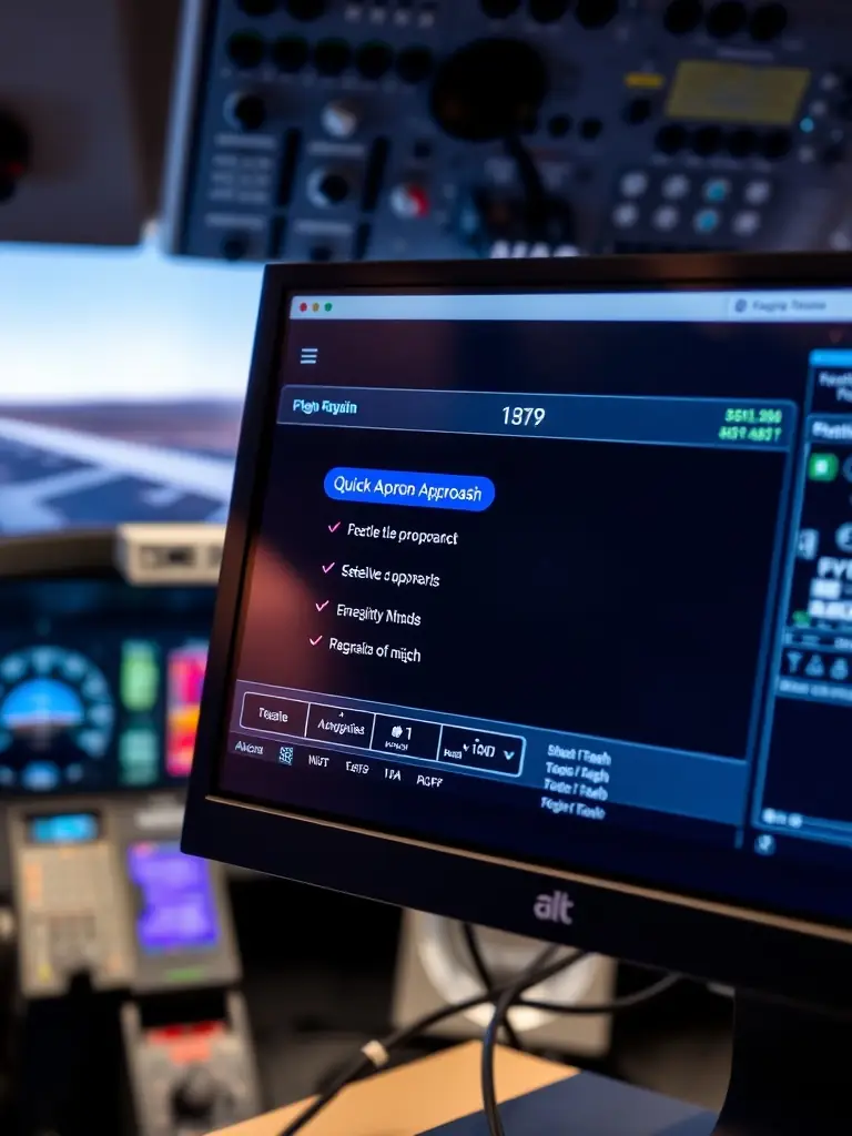 A software interface on an aircraft monitor, demonstrating the customizable features and seamless integration with existing IFE systems.